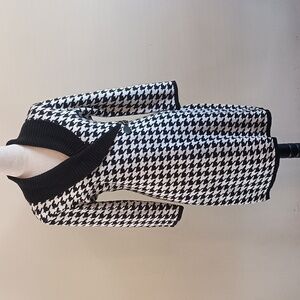 Calvin Klein Houndstooth Sweater Dress